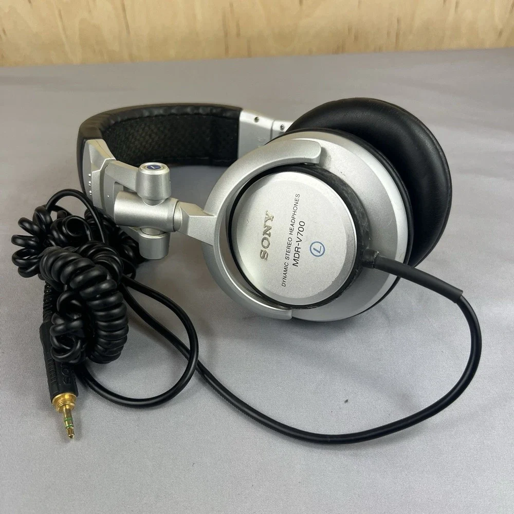Sony MDR-V700 DJ Dynamic Stereo Headphones Over-Ear Tested Working Japan